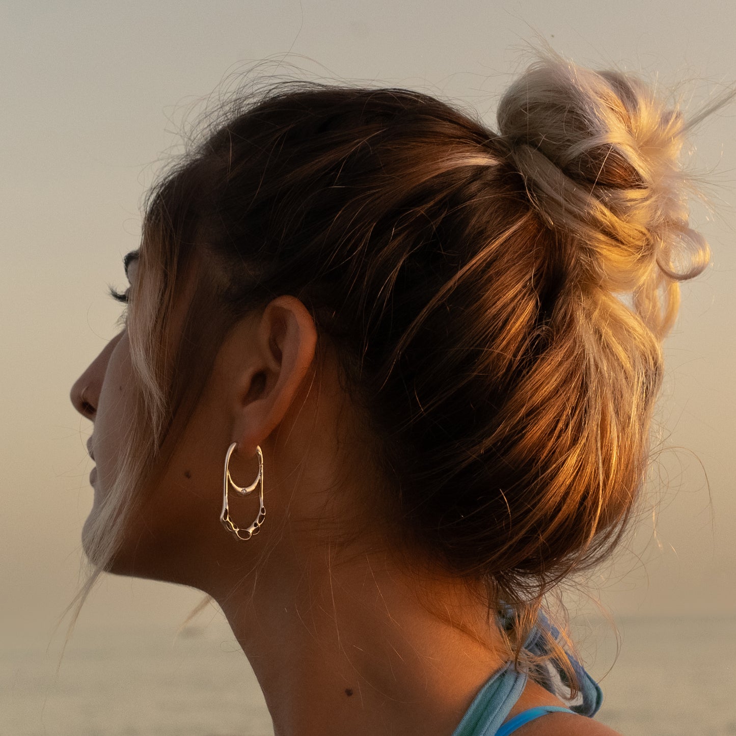 Of Sky & Sea Hoops – Sunlit