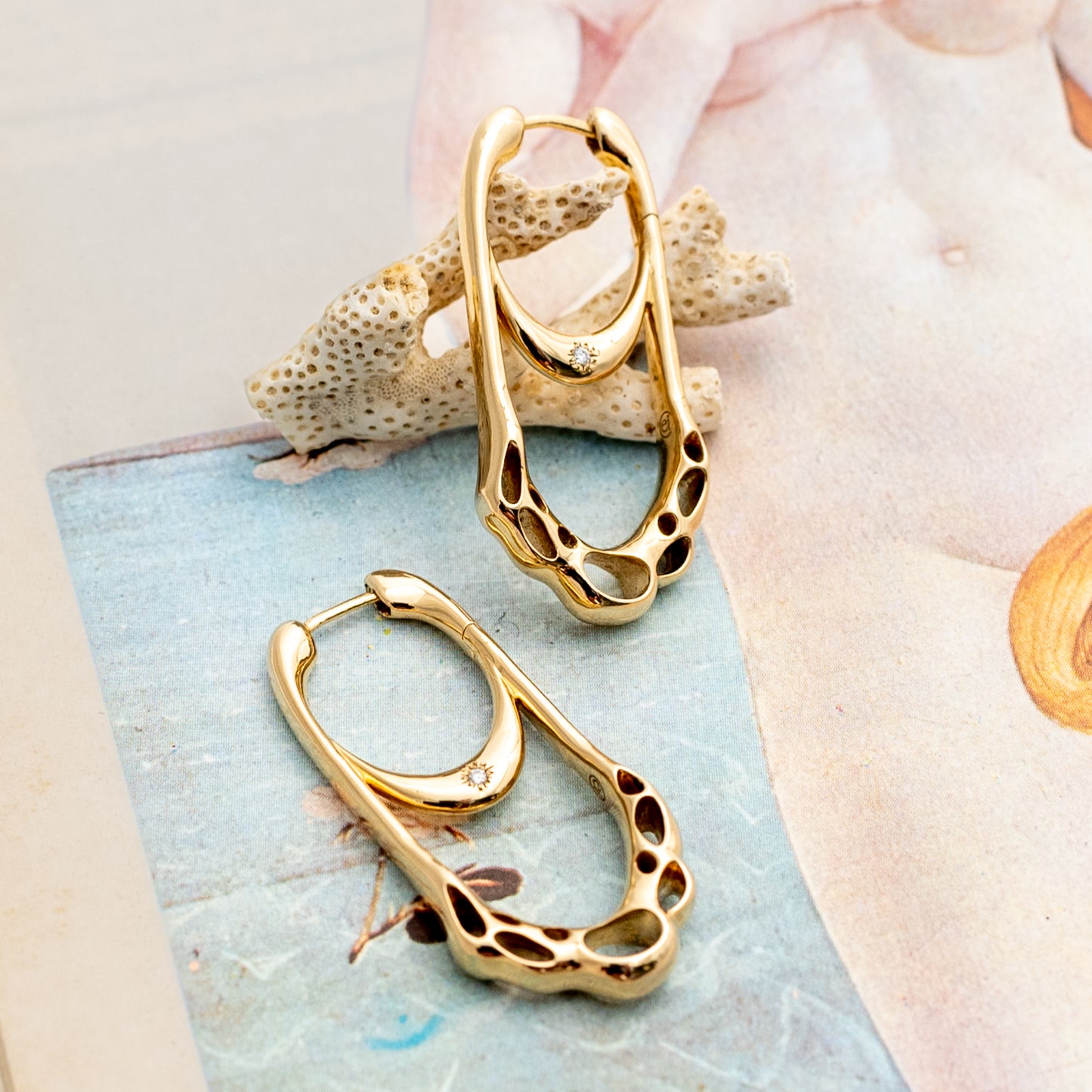 Of Sky & Sea Hoops – Sunlit