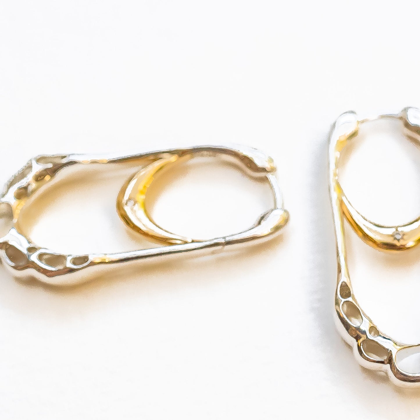 Of Sky & Sea Hoops - Two Tone