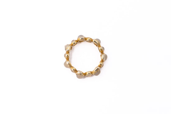 GOLD ETERNITY MOONSTONE RING