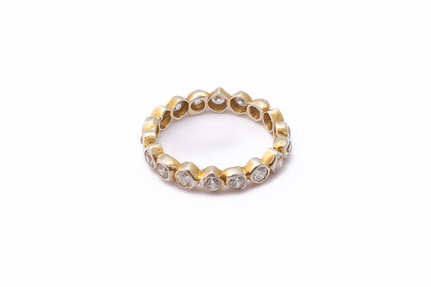 Sea Stone Eternity Band - Sunlit