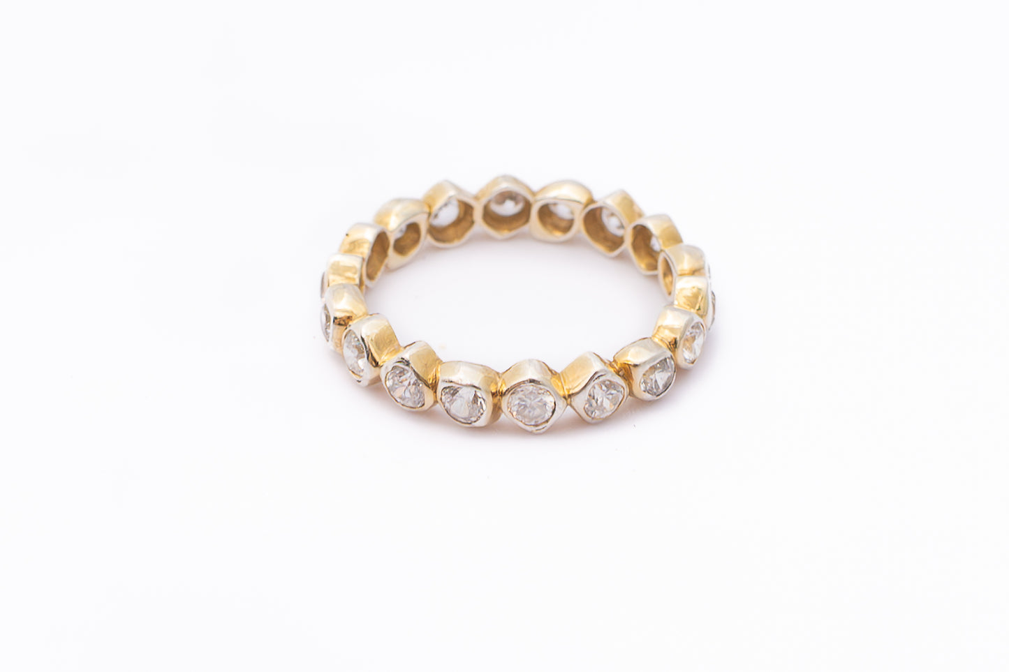 Sea Stone Eternity Band - Sunlit