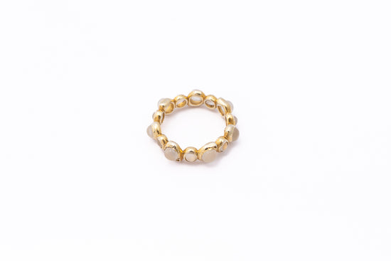 GOLD ETERNITY MOONSTONE RING