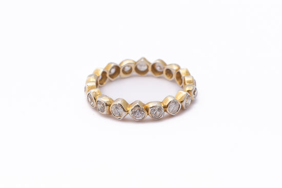 Sea Stone Eternity Band - Sunlit