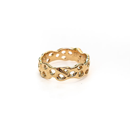 14K Gold Coral Ring