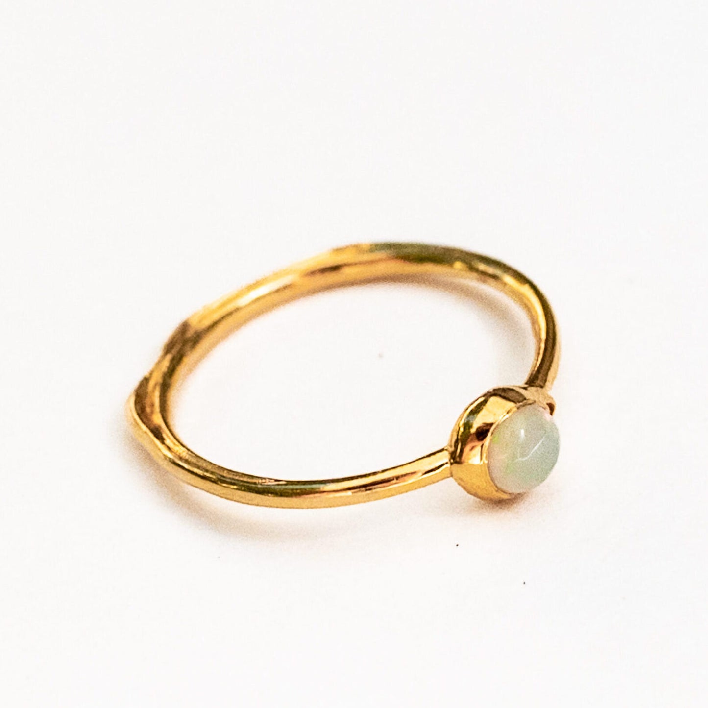 Oceanus Opal Water Line Ring