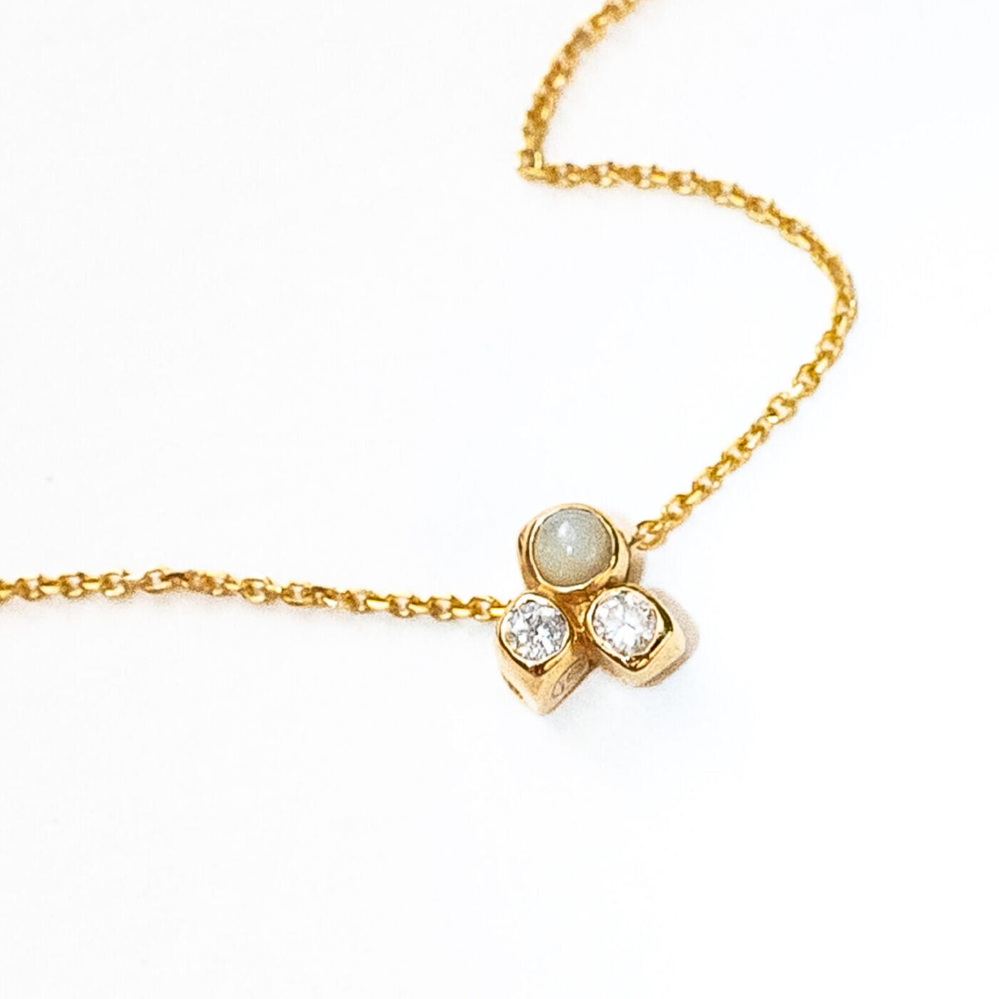 Harmonia Opal & Diamond Necklace