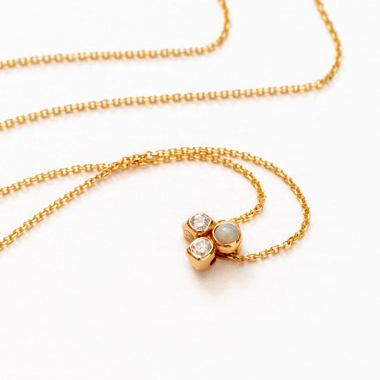 Harmonia Opal & Diamond Necklace