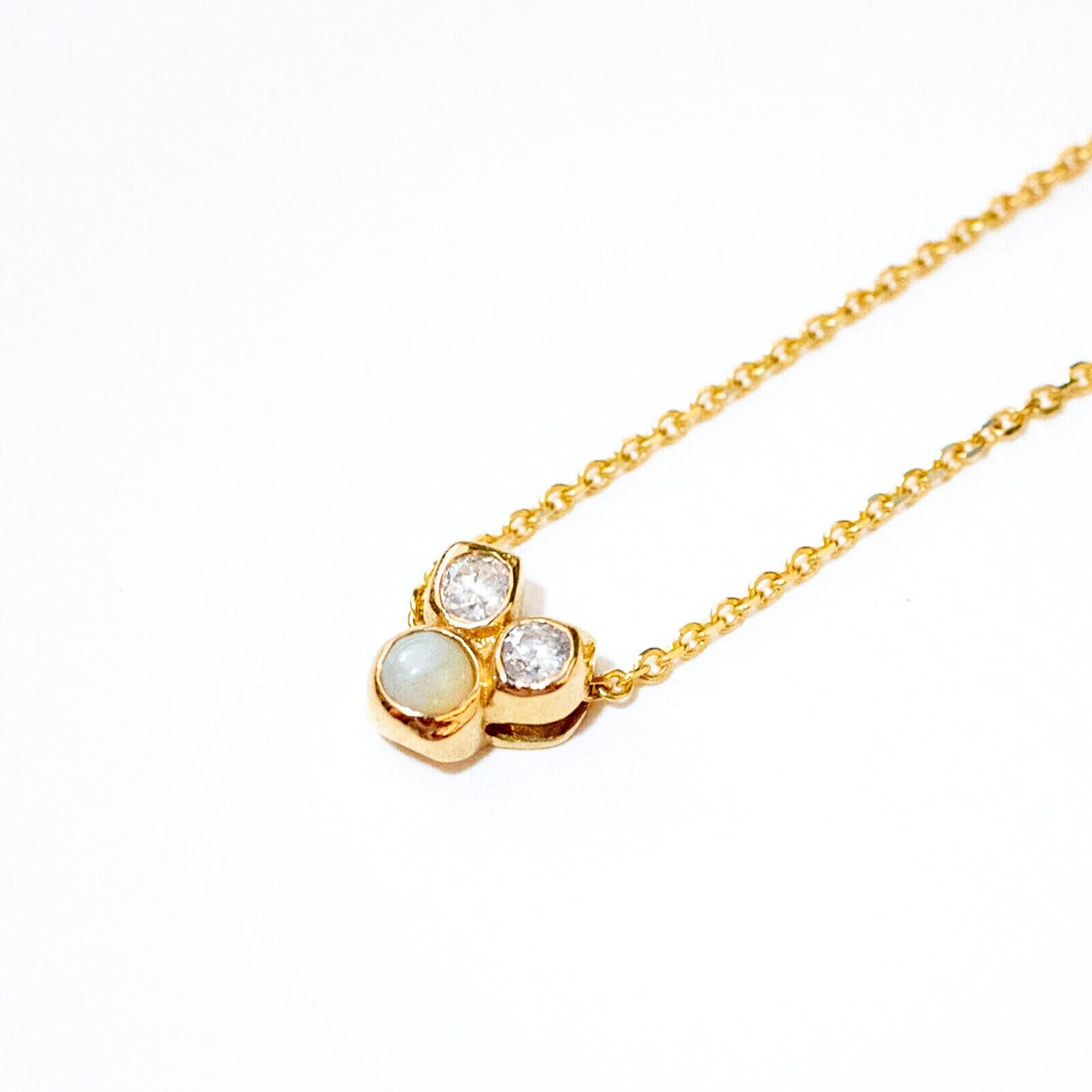 Harmonia Opal & Diamond Necklace